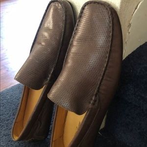 Saks fifth avenue brown loafers